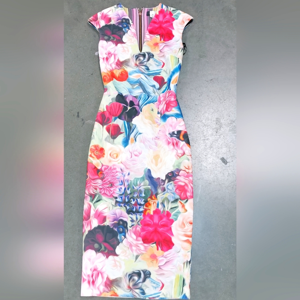 Ted Baker floral dress size 0
